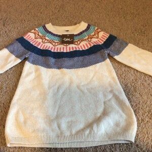 toddler's Multicolor Patterned Sweater